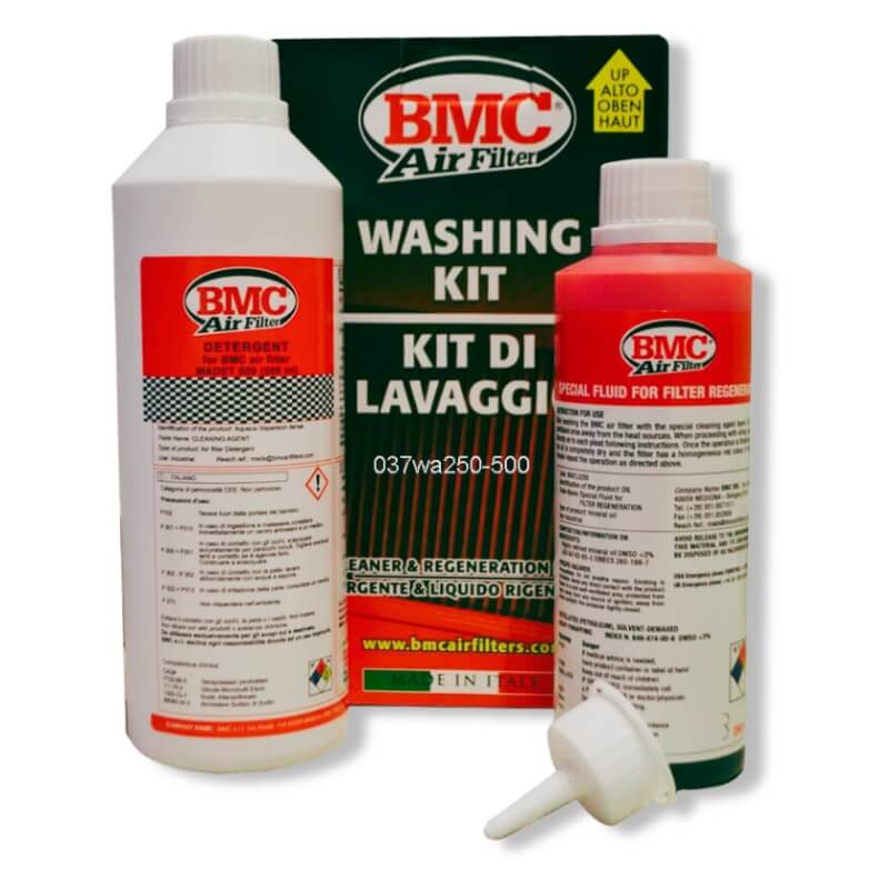 Kit entretien filtre à air BMC (détergent+bouteille huile)