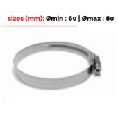 Collier inox BMC diam 60-80mm