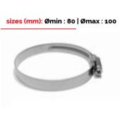 Collier inox BMC diam 80-100mm