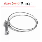 Collier inox BMC diam 153mm