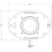 Boitier admission carbone ovale OTA pour SUBARU