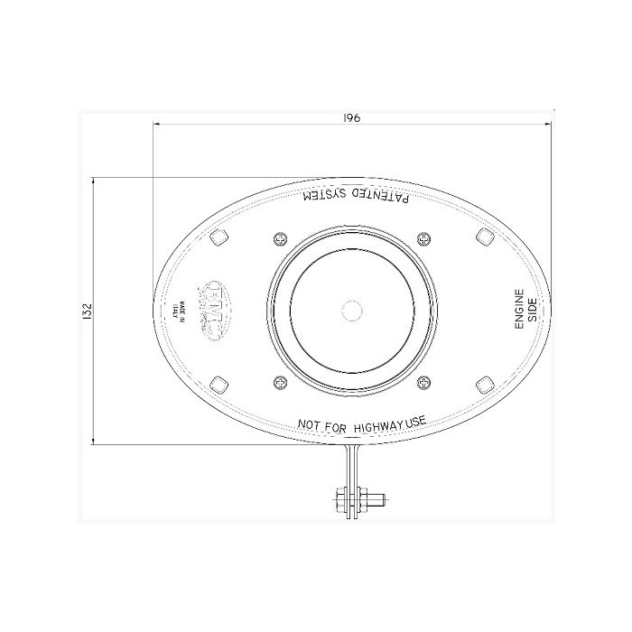 Carbon Oval Trumpet Airbox for LAMBORGHINI Gallardo