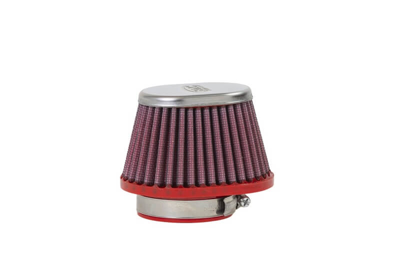 Conisch luchtfilter carburator motor BMC recht chroom 55 mm