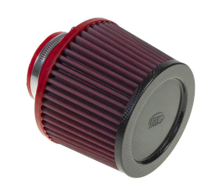 Filtre conique univ. BMC Single Air Top carbone diam 80 mm