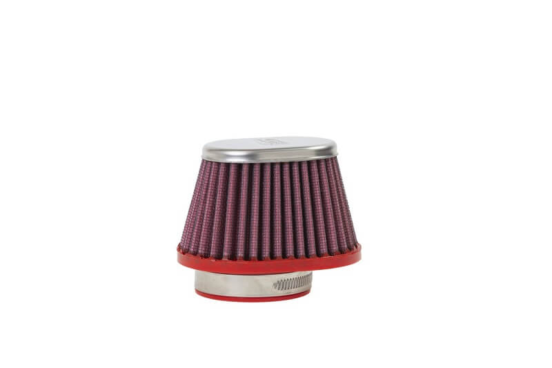 Conisch luchtfilter carburator motor BMC chroom 55 mm