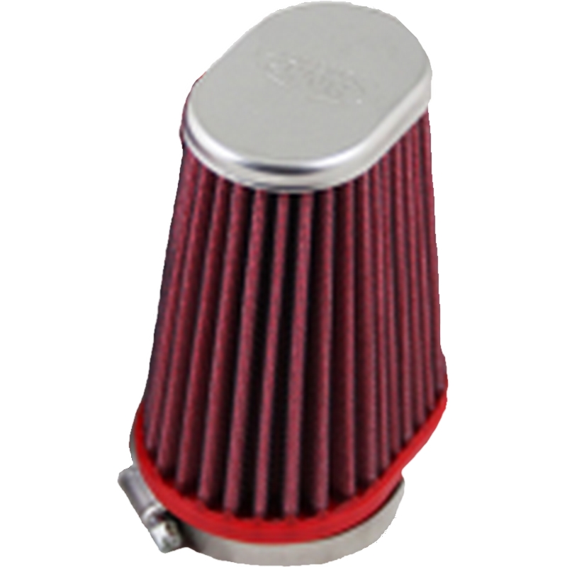 Conisch luchtfilter carburator BMC chroom 50 mm